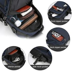 Men's Multifunctional Chest Bag Lightweight Simple Multi-pockets Shoulder Bags Outdoor Sports Hiking Cycling Crossbody Bag