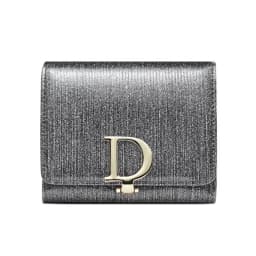 Bright Fashion Women Cowhide Leather Wallet Anti Rfid Card Holder Short Purse for Girl
