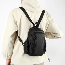 Multi Functional Men's Chest Bag Oxford Mini Backpack for Daily Commuting Outdoor Sports Travel