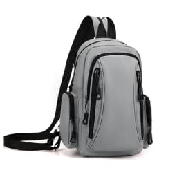 Multi Functional Men's Chest Bag Oxford Mini Backpack for Daily Commuting Outdoor Sports Travel
