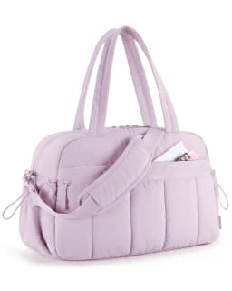 BAGSMART Women Duffle Bag for Travel with Wet Pocket Lightweight Water Resistant Carry on Weekender Gym Bag