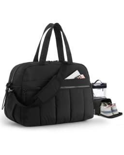 BAGSMART Women Duffle Bag for Travel with Wet Pocket Lightweight Water Resistant Carry on Weekender Gym Bag