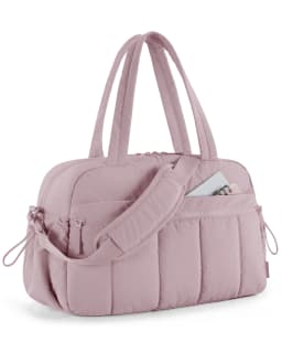 BAGSMART Women Duffle Bag for Travel with Wet Pocket Lightweight Water Resistant Carry on Weekender Gym Bag