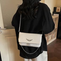 2026 Fashion Underarm Shoulder & Crossbody Bag, Wing Mini Square Bag for Women,Cute Small Purse, Versatile Chic Handbag