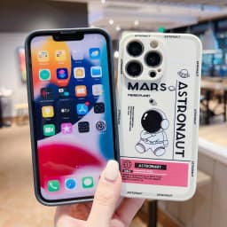 Mars Astronaut Printed Case For iPhone 17e 18 17 16 15 Pro Max 14 13 Pro Max 16e ShockProof Silicone Soft TPU Phone Cover Funda