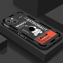 Mars Astronaut Printed Case For iPhone 17e 18 17 16 15 Pro Max 14 13 Pro Max 16e ShockProof Silicone Soft TPU Phone Cover Funda