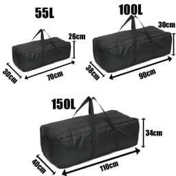 150L 100L 55L Camping Climbing Storage Bag Travel Luggage Bag Outdoor Hiking Backpack Large Capacity Duffle Handbag