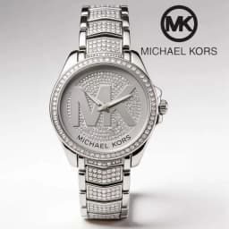 Michael Kors New Fashionable and Elegant Women's Watch Wallet MK Light Luxury Pink Plate Large Letter Watch Bag Exquisite Gift