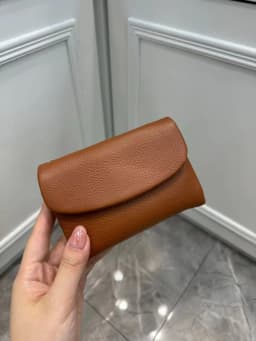 Coin Purse Genuine Cow Leather Short Wallet Trifold for Small Women's Purses Clutch Cowhide Card Holder Travel Card Wallets