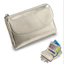 Coin Purse Genuine Cow Leather Short Wallet Trifold for Small Women's Purses Clutch Cowhide Card Holder Travel Card Wallets