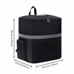 Backpack Takeaway Box Shoulder Insulation and Thick Large Capacity Outdoor Camping Food Delivery Box