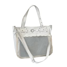 Cool Transparent Ita Bag Original Design Large Capacity Y2K Tote Bag Pure Color Internal Compartment Shoulder Bag Casual Wear
