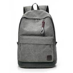 DIDA BEAR 2023 Women Men Canvas Backpacks Large School Bags For Teenager Boys Girls Travel Laptop Backbag Mochila Rucksack Grey