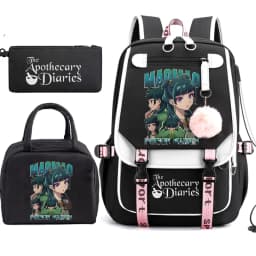The Apothecary Diaries Maomao Anime Schoolbag School Backpack Teens Girl Casual Daypack Student Back To School Bookbag 3pcs/set