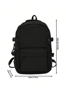 Fashionable and Casual Lightweight Nylon Backpack Large Capacity Multi Compartment Student Bag Travel Bag Suitable for Daily Use