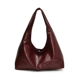 LEFTSIDE Design Large PU Leather Hobo Underarm Bags Lady Winter Shoulder Bag for Women 2024 New Trend Y2K Handbags and Purses