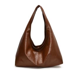 LEFTSIDE Design Large PU Leather Hobo Underarm Bags Lady Winter Shoulder Bag for Women 2024 New Trend Y2K Handbags and Purses