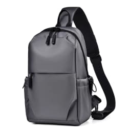 Men's Multifunctional Chest Bag with Adjustable Shoulder Straps Business Shoulder Bag Suitable for Sports Business Travel Commut