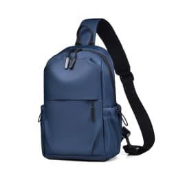 Men's Multifunctional Chest Bag with Adjustable Shoulder Straps Business Shoulder Bag Suitable for Sports Business Travel Commut