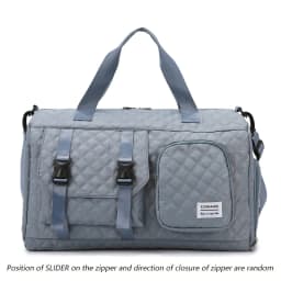 Durable Nylon Travel Duffle Bag, Portable Sports Gym Bag for Overnight Trips Shoulder Duffel Training Bag, Spacious Argyle