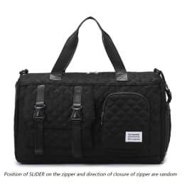 Durable Nylon Travel Duffle Bag, Portable Sports Gym Bag for Overnight Trips Shoulder Duffel Training Bag, Spacious Argyle