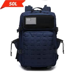 25L/50L Waterproof with 2 Bottle Holders Backpack Gym Outdoor Travel Hiking Fishing Trekking Backpacks 13inch Laptop Bag