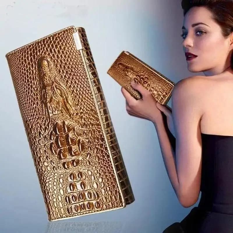 Fashion Pattern Wallet Ladies Wallet Long Zipper Pattern Leather Wallet Bag Large Capacity Clutch Luxury Design Women Luggage