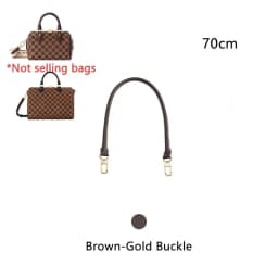 100% Genuine Vachetta Leather Bag Strap for LV Speedy 20 25 30 Shoulder Straps Long Bags Belts Replacement bag Accessories