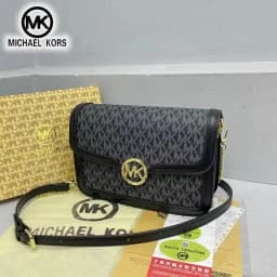 Michael Kors Fashion Women's Bag Classic Flower Letter Travel Handbag for Girls Casual MK Single Shoulder Crossbody Bag