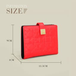 PG Wallet Fashion Classic Retro Women's Universal Wallet Letter Printed Portable Card Bag Zero Wallet