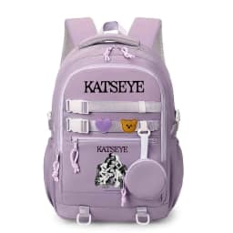 Y2K Girl Group Katseye Graphic School Backpacks for Women Girls Laptop Computer Bag Teenager Katseye Fan Schoolbag Gifts