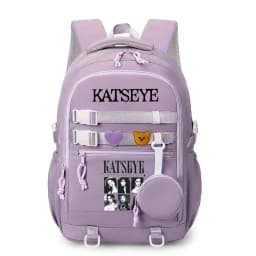 Y2K Girl Group Katseye Graphic School Backpacks for Women Girls Laptop Computer Bag Teenager Katseye Fan Schoolbag Gifts