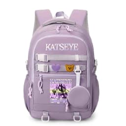 Y2K Girl Group Katseye Graphic School Backpacks for Women Girls Laptop Computer Bag Teenager Katseye Fan Schoolbag Gifts