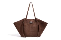 Women Large Capacity Wing Tote Bag Soft PU Leather Shoulder Bag Vintage Gold Turn Lock Shopper Bag Casual Commuter Handbag Work