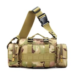 Waist Fanny Pack for Men Waterproof Cross-body Shoulder Sling Bag for Hiking Outdoor Climbing Fishing Camping