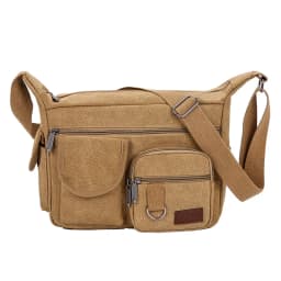 Fashion Men's Canvas Shoulder Bag Luxury Messenger Bag Unisex Casual Tote Travel Crossbody Bag High Quality Handbag Chest Bag
