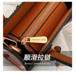 Michael Kors Women's Crossbody Shoulder Bag, Casual Letter Bucket Bag, Underarm Music Sheet Bag, MK Girl Travel Bag
