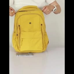 Women's Large Capacity Casual Nylon Multi-Layer Backpack Fashionable Knapsacks Travel School Bag for Outdoor Camping Hiking