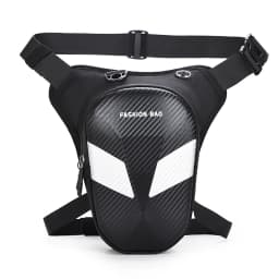 Unisex Motorcycle Leg Bag – Waterproof with Hard Base, Adjustable Strap for Biking & Outdoor Rides