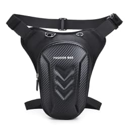 Unisex Motorcycle Leg Bag – Waterproof with Hard Base, Adjustable Strap for Biking & Outdoor Rides