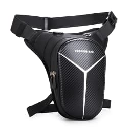 Unisex Motorcycle Leg Bag – Waterproof with Hard Base, Adjustable Strap for Biking & Outdoor Rides