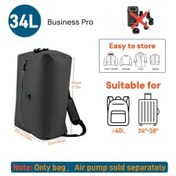 TPU Vacuum Storage Bags 9L-41L, IP67 Waterproof Compression Bags Clothes, Space Saver Packing Cubes Travel Organizer Set
