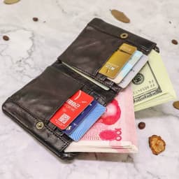 Top Quality Genuine Cow Leather Men Retro Wallets Zipper Short Coin Pocket Card Holder Coin Pocket Simple Soft Male Wallets