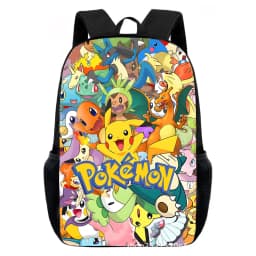 Cartoon Pikachu Backpacks Print Primary Software Backpacks for Boy and Girls Best Gifts Lightweight Cartoon School Bag for Kids