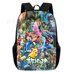 Cartoon Pikachu Backpacks Print Primary Software Backpacks for Boy and Girls Best Gifts Lightweight Cartoon School Bag for Kids