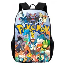 Cartoon Pikachu Backpacks Print Primary Software Backpacks for Boy and Girls Best Gifts Lightweight Cartoon School Bag for Kids