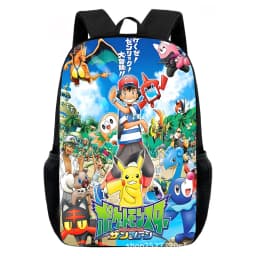 Cartoon Pikachu Backpacks Print Primary Software Backpacks for Boy and Girls Best Gifts Lightweight Cartoon School Bag for Kids