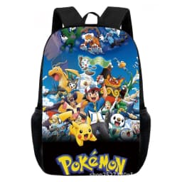 Cartoon Pikachu Backpacks Print Primary Software Backpacks for Boy and Girls Best Gifts Lightweight Cartoon School Bag for Kids