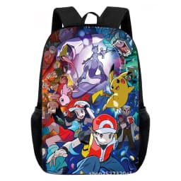 Cartoon Pikachu Backpacks Print Primary Software Backpacks for Boy and Girls Best Gifts Lightweight Cartoon School Bag for Kids