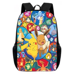Cartoon Pikachu Backpacks Print Primary Software Backpacks for Boy and Girls Best Gifts Lightweight Cartoon School Bag for Kids